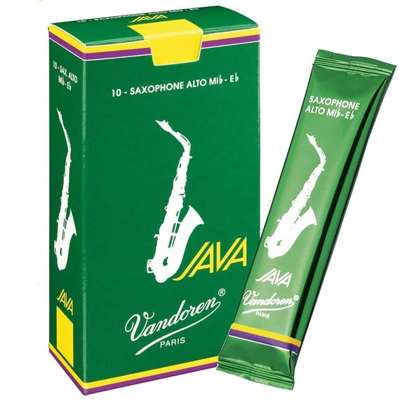 VANDOREN SR-264 (№ 4) Трость д/саксофона альт, серия Java зеленая, (упаковка 10 штук0