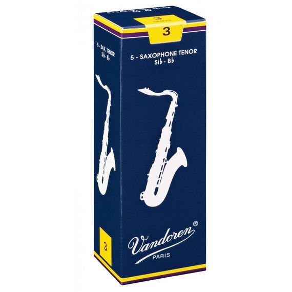 VANDOREN SR223 № 3 Трость д/саксофона тенор, серия Traditional, упаковка 5 штук