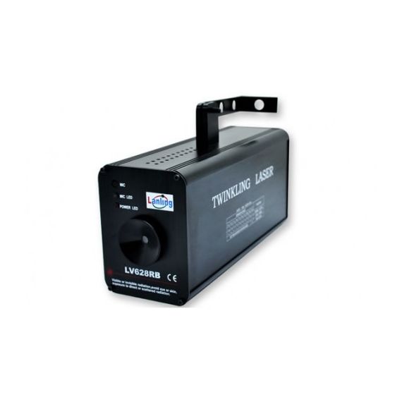 LANLING LV628RB лазер мерцающий красный 100 mW+фиолетовый 100 mW, Sound Active, AUTO, DMX, Master/Sl