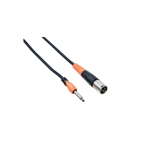 BESPECO SLJM600 Кабель готовый акустический серии "SILOS", JACK mono - XLR3M, длина 6м