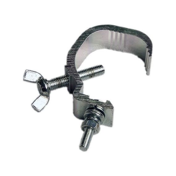 FLASH CL-035 hook alu/ 30kg Струбцина алюминиевая Тип струбцина алюминиевая Диаметр 32 мм Выдерживает вес светового оборудования до 30 кг.