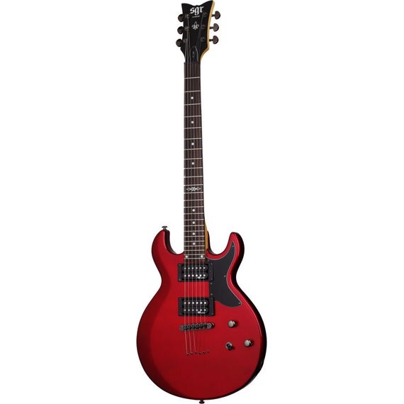 SCHECTER SGR S-1 M RED Гитара электрическая, 6 струн, корпус липа, гриф клен, лады 24 Medium
