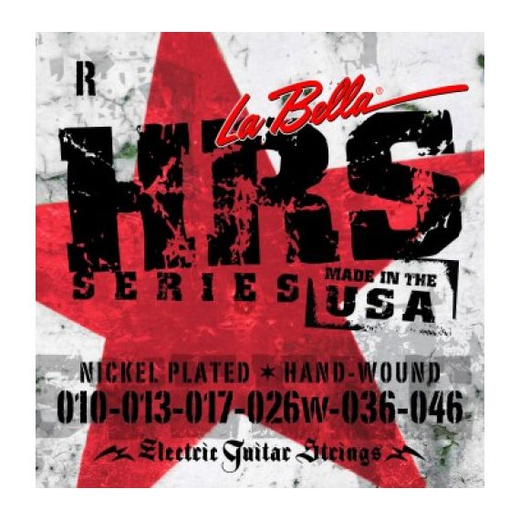 LA BELLA HRS - R (10-46) Cтруны для электрогитары. Обмотка: круглая, никелированная сталь.