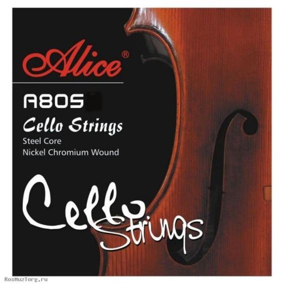 ALICE A805A 1/4 Струны для виолончели 1/4, обмотка из хромоникелиева сплава,