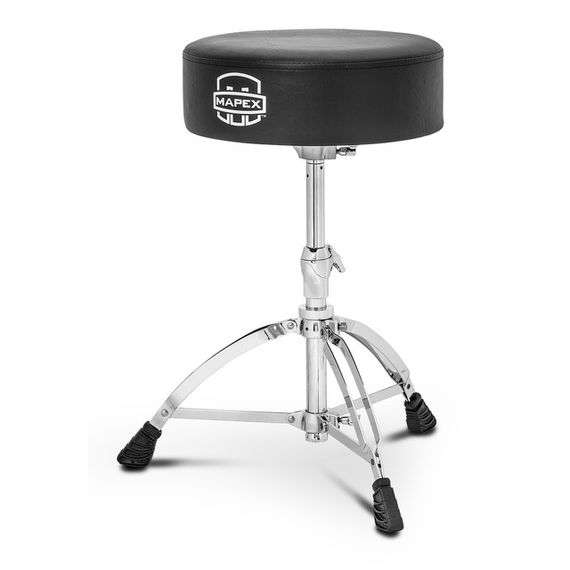 MAPEX T570A Стул с круглым виниловым сидением и осью с резбой, двойные ножки