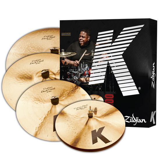 ZILDJIAN KCD900 K CUSTOM DARK 5 PC CYMBAL SET набор тарелок (14` K Custom Dark Hi-Hats, 16` K Custom Dark Crash, 18` K Custom Dark Crash, 20` K Custom Dark Ride)