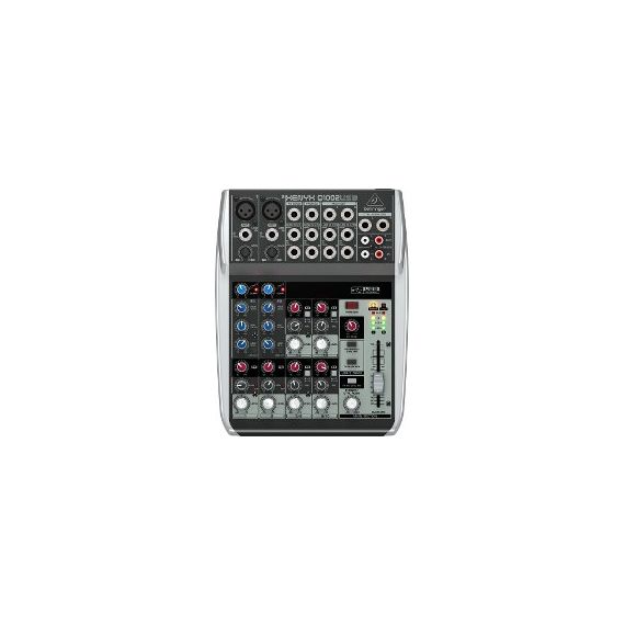BEHRINGER XENYX Q1002USB-EU Пульт микшерный малошумящий премиум-класса (2 моновхода, 4 стереовхода,