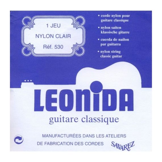 SAVAREZ 530 LEONIDA Струны д/классических гитар  (29-33-41-29-34-42) нормального натяжения. Первые струны из прозрачного нейлона.