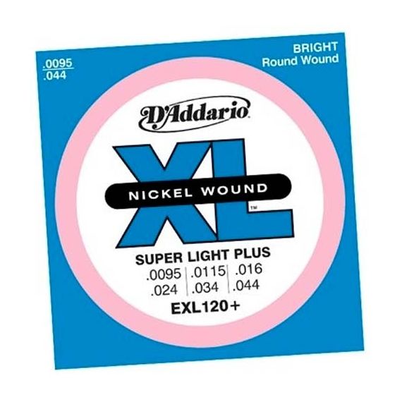 D'ADDARIO EXL120+ Набор 6 струн для гитары электро никель 0095-044, изображение 5