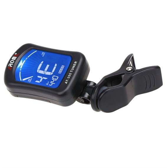 AROMA AT-355 Тюнер для гитары, баса, укулеле, скрипки