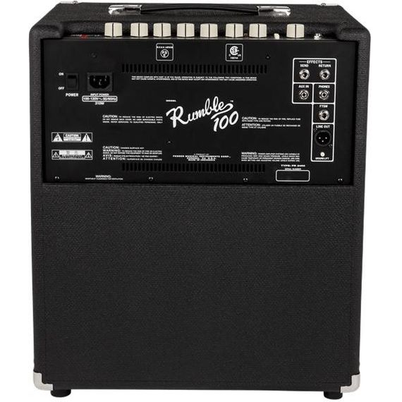 FENDER RUMBLE 100 COMBO (V3) басовый комбо, мощность 100 Вт, динамик 12” Eminence® Ceramic Magnet Sp, изображение 2