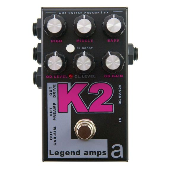 AMT K-2 Legend amps Guitar preamp (Krank Emulates 2) Педаль гитарная