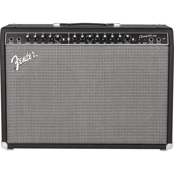 FENDER CHAMPION 100 усилитель для электрогитары комбо, мощность 100 Ватт, 2х12``, 2 канала, 1 канал: