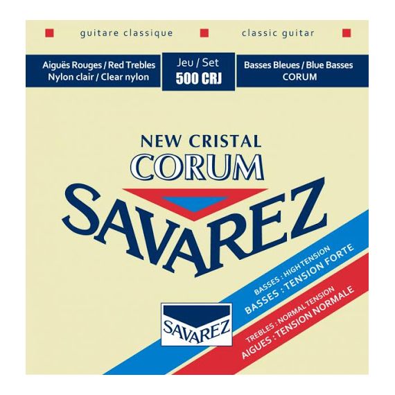 SAVAREZ 500 CRJ (29-33-41-29-34-44)  Струны д/классических гитар NEW CRISTAL CORUM смешанного натяже