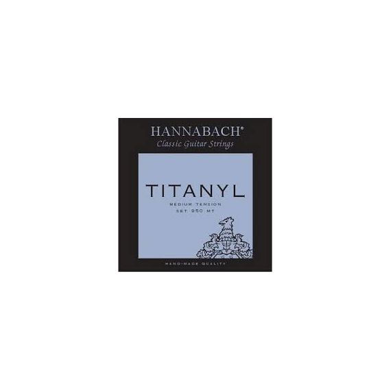 HANNABACH 950MT TYTANIL Струны для классической гитары среднего натяжения. 1, 2, 3 струны - титанил