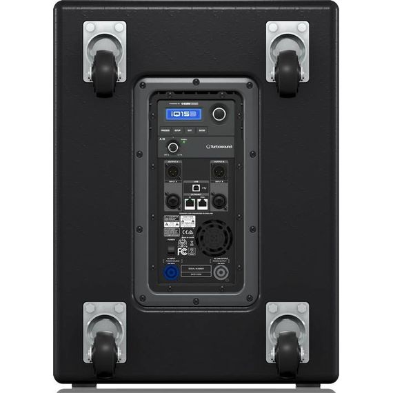 TURBOSOUND IQ15B Сабвуфер активный, 1 х 15, 3000Вт макс, 40–130Гц -10дБ, 130дБ SPL, DSP KLARK TEKNIK, ULTRANET, USB, берёзовая фанера