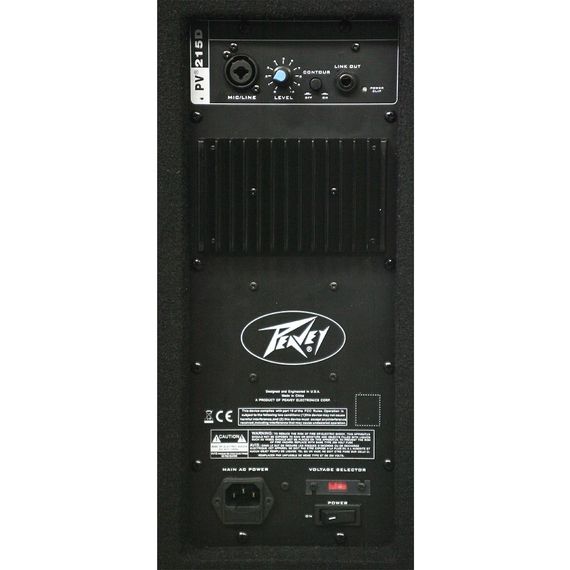 PEAVEY PV 215D Акустическая система активная, 800Вт, 2x15", 1x 1,4", 40-21000гц , усилитель класса D