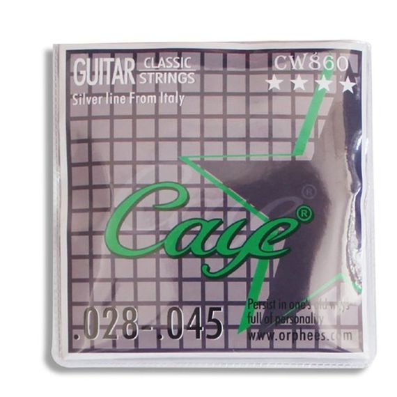 ORPHEE CW860 Струны для классической гитары, Hard Tension, нейлон