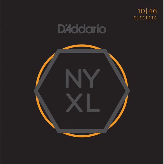 D'ADDARIO NYXL1046BT NYXL Regular Light, 10-46,Комплект струн для электрогитары, сбалансированное натяжение, никелированные