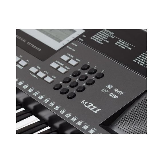 MEDELI M311 Синтезатор, 61 клавиша, 320 голосов, 110 стилей, цвет - черный