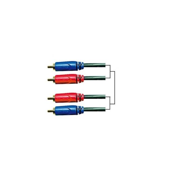 SCHULZ GRCA 9  немецкий запрессованный шнур 3 м.2 RCA на 2 RCA