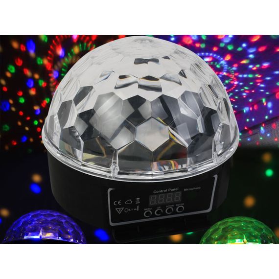 LED STAR Cystal Magic Ball X-MB02  LED Light Three color