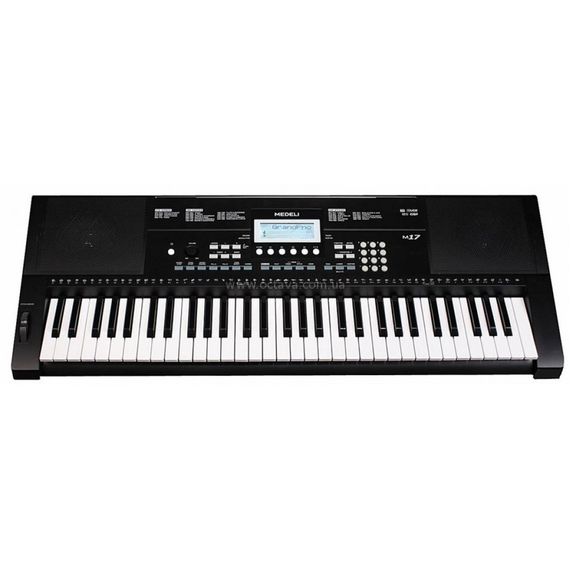 MEDELI M17 Синтезатор, 61 клавиша, 390 голосов, 100 стилей, ревербация, хорус, цвет - черный