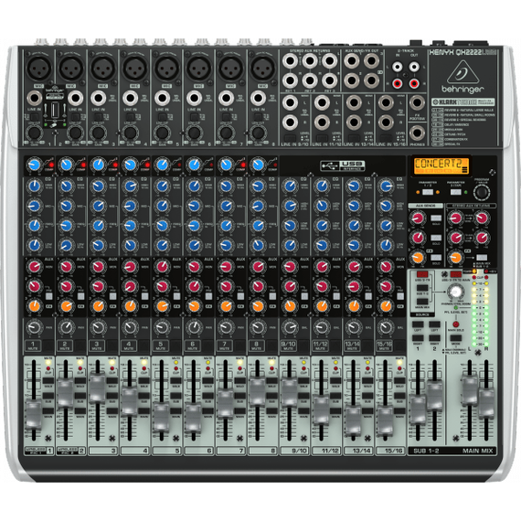 BEHRINGER XENYX QX2222USB-EU Пульт микшерный универсальный