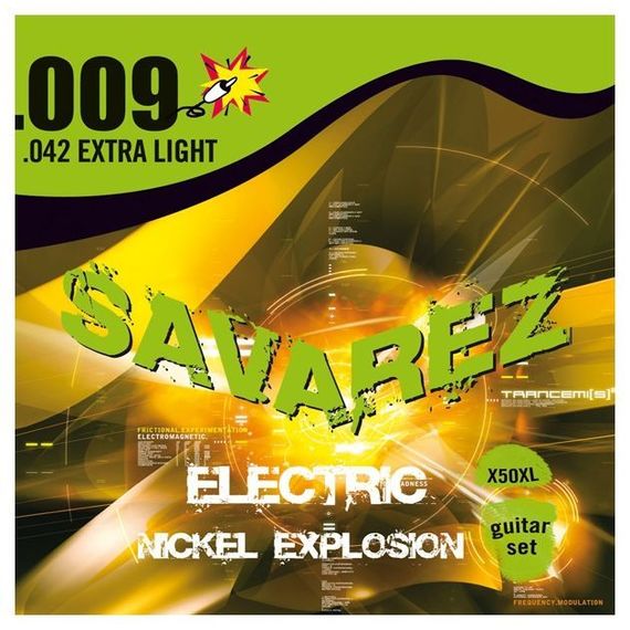 SAVAREZ X50XL 9-42 Комплект струн для электрогитары, никелированые, 9-42