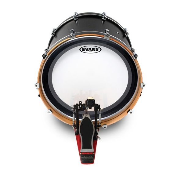 EVANS BD22EMADCW - пластик 22'' Externally Mounted Ajustable Damping Coated для бас барабана