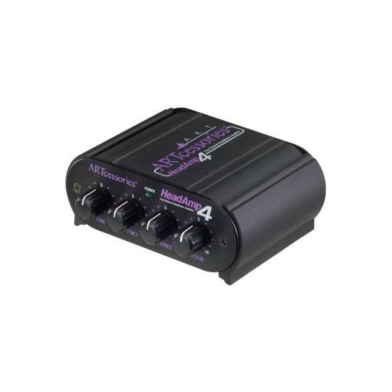 ART Head AMP4 Предусилитель для наушников, стерео вход 1/8`-1/4` TRS Jack, 4 стерео выхода