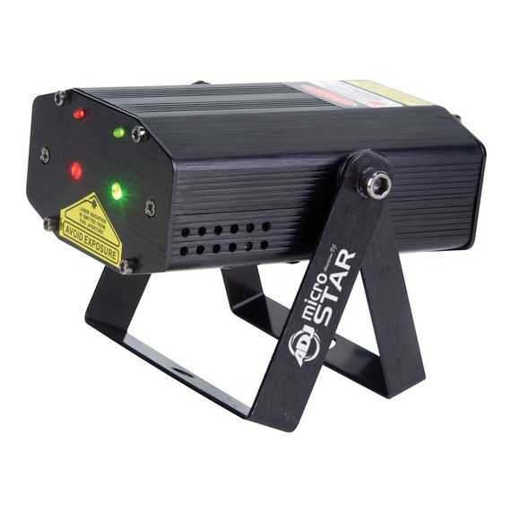 AMERICAN DJ Micro Star Лазерный светоприбор, лазерные диоды: G - 1 x 30 мВт + R - 1 x 80 мВт