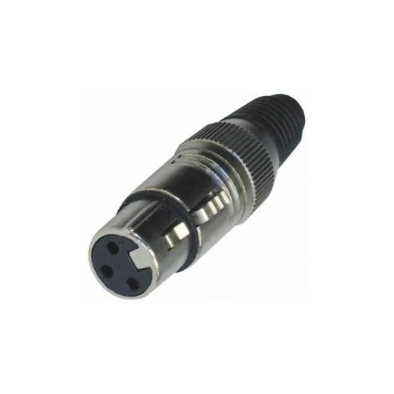 BESPECO XLR3FX Разъем XLR-F кабельный никель 3pin