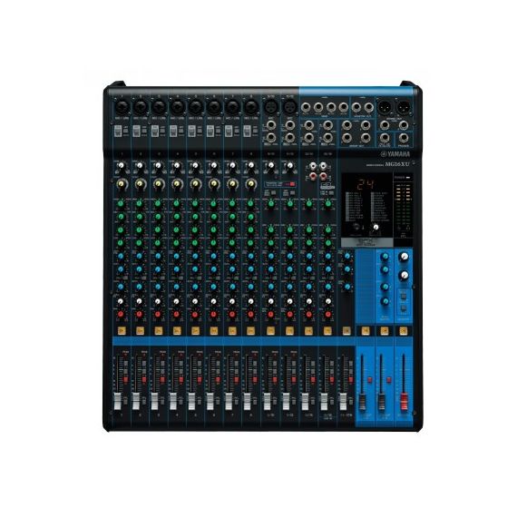 YAMAHA MG16XU Микшерный пульт,16 канал, 10 микр, 4 стер.лин.4 AUX,2группы,FX, USB Audio