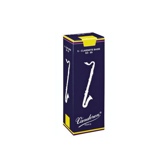 VANDOREN CR1225 Трость для бас кларнета №2,5 ( 5 штук в пачке)