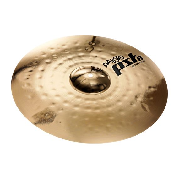 PAISTE PST 8 Reflector Rock Crash тарелка 16", бронза, сплав CuSn8 Bronze