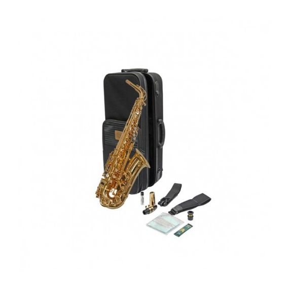 JUPITER JAS-567GL Саксофон альт, высокий F# и передний F клапаны, покрытие корпуса и клапанов золото