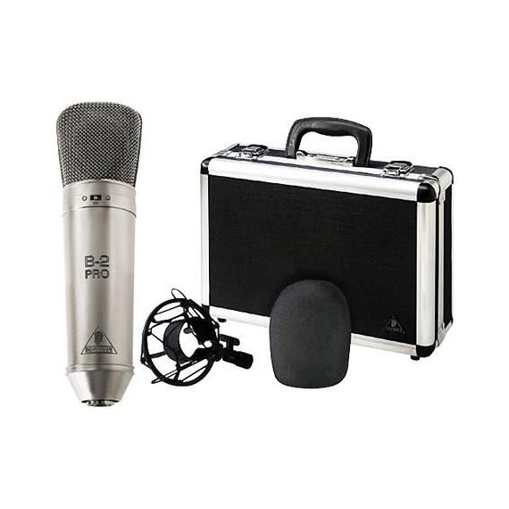 BEHRINGER B2 PRO Микрофон студийный конденсаторный с двойной диафрагмой,  переключателем харектеристик направленности