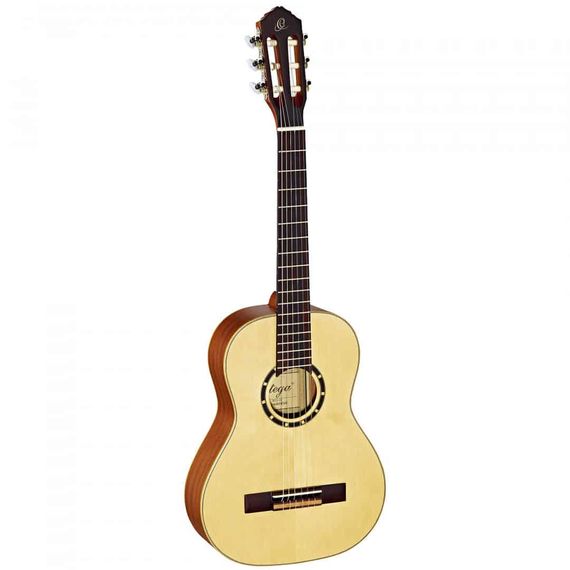 ORTEGA R121-1/2 Гитара классическая, цвет натуральный, в комплект входит сумка-чехол ONB12