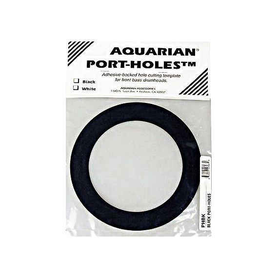 AQUARIAN PHBK Кольцо окантовочное на резонаторный пластик бас-барабана (чёрное) PHBK