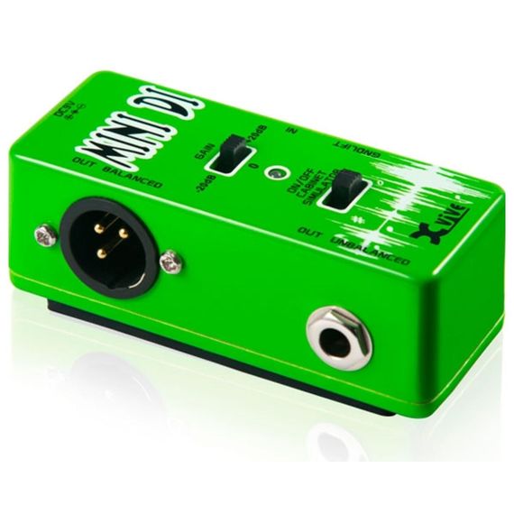 XVIVE V13 Mini DI Box Педаль эффектов гитариста, металлический мини-корпус, 9В,