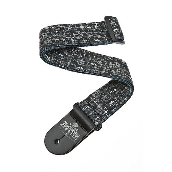 PLANET WAVES 50AL02 Alchemy Gothic Ремень для гитары, рисунок «Gothic Crosses»