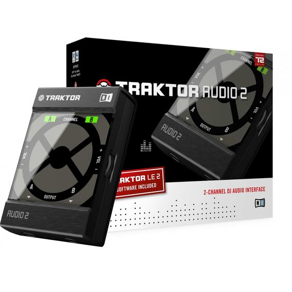 Native Instruments Traktor Audio 2 Mk2 аудио интерфейс для DJ, 24 бит/96 кГц, 2 стерео 1/4` TRS Jack