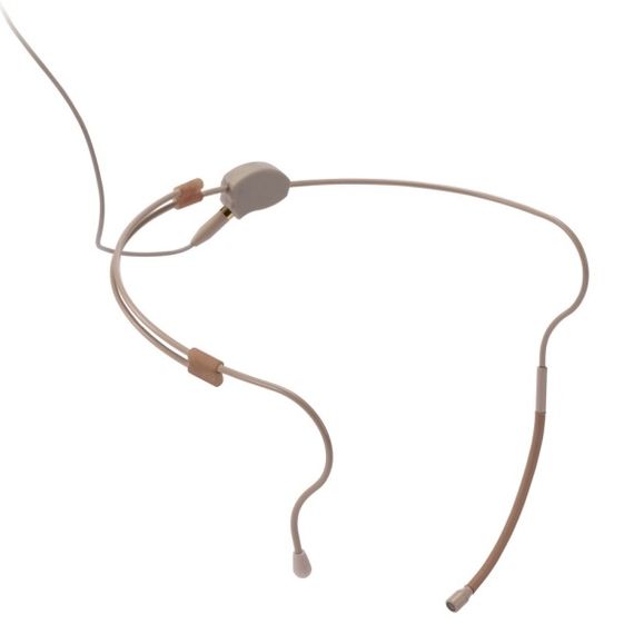 JTS CM-214F Микрофон, гарнитура головная, всенаправленный, 60-15000Гц, 4P Mini XLR, цвет: беж