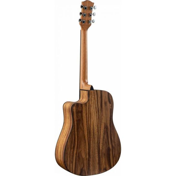 FLIGHT D-155C TEAK NA акустическая гитара с вырезом, в.дека-тик, корпус-тик, изображение 3