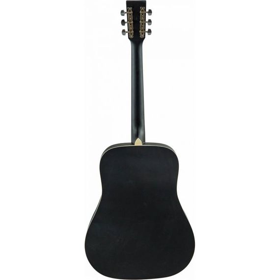 VESTON D-45 SP/BKS акустическая гитара, дредноут, черная, матовая.