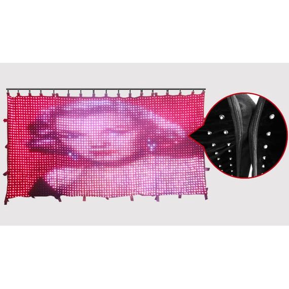 X-LIGHT Led GM026 P9-2X3 Размер 2*3 м 726 полноцветных RGB светодиода 5мм