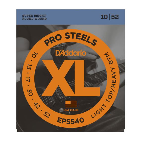 D'ADDARIO EPS540 НАБОР струн для электрической гитары, сталь,  LITE/HEAVY