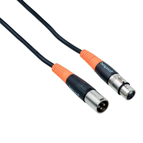 BESPECO SLFM100 Кабель готовый микрофонный серии "SILOS", XLR3M - XLR3F, длина 1м
