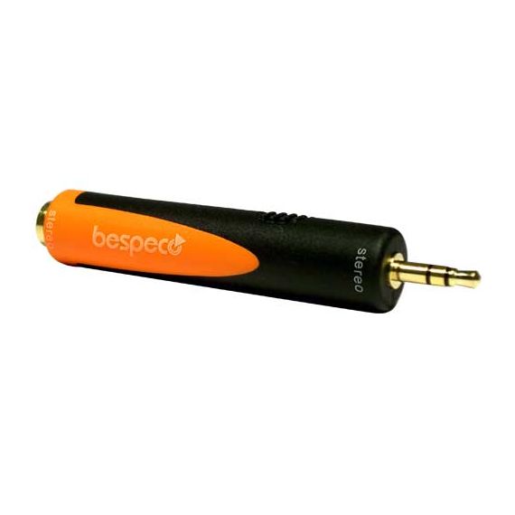BESPECO SLAD140 Переходник 3.5mm stereo jack M / 6.3mm stereo jack F, изображение 2